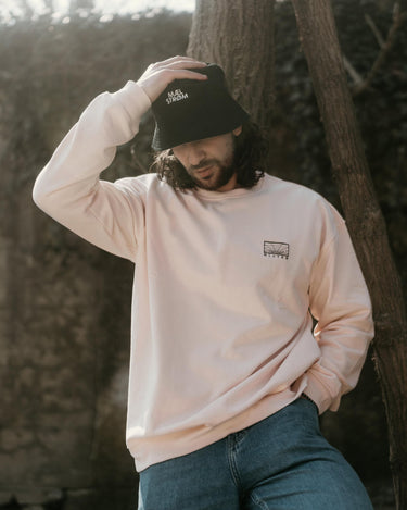 GLØBE SWEAT CREAMY PINK