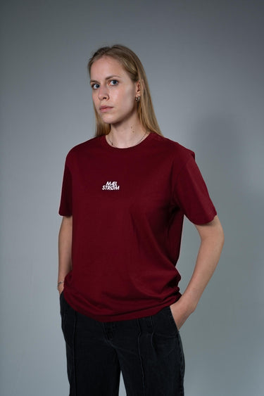 MLSTRM TEE BURGUNDY
