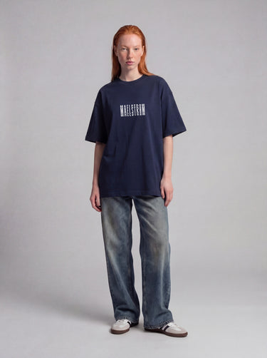 LØGOS HEAVY TEE NAVY