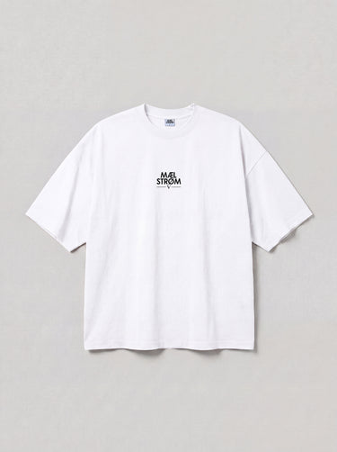 ANNIVERSARY HOURGLASS HEAVY BOXY TEE WHITE
