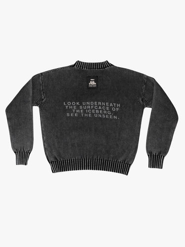 HIELO KNIT PULLOVER WASHED BLACK
