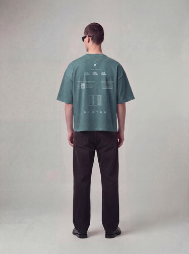 MANIFESTO TEE ANNIVERSARY TEAL