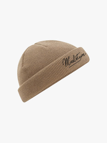 RECYCLED FISHERMAN BEANIE BROWN
