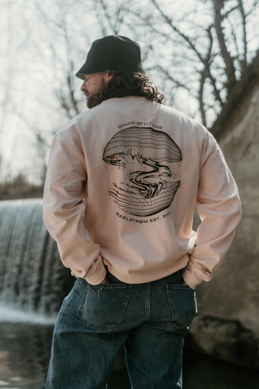 GLØBE SWEAT CREAMY PINK