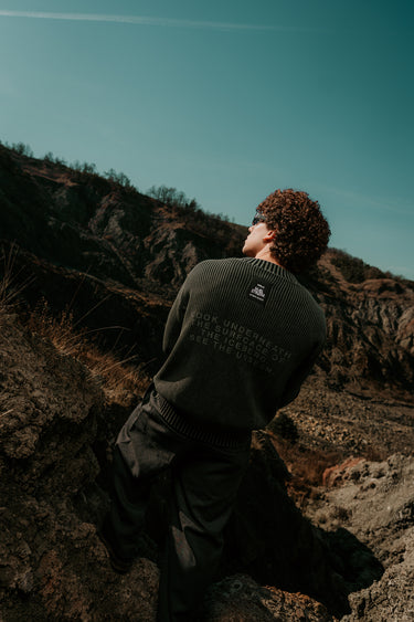 HIELO KNIT PULLOVER WASHED BLACK