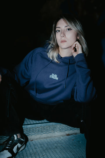 ESCHER HOODIE PURPLE NIGHT