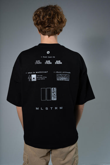 MANIFESTO HEAVY BOXY TEE BLACK