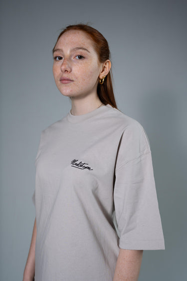 MANIFESTO HEAVY BOXY TEE GREY
