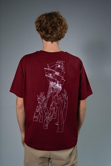 ARGO TEE BURGUNDY