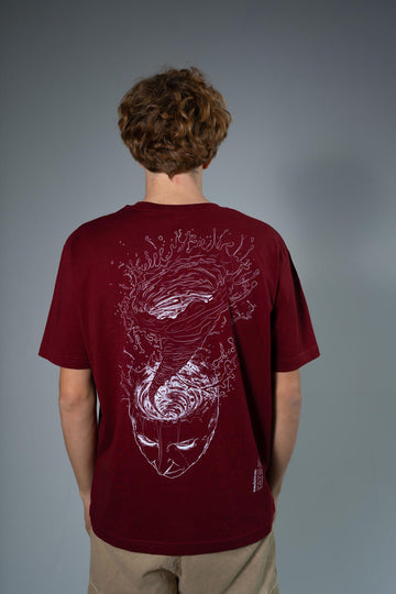 MLSTRM TEE BURGUNDY