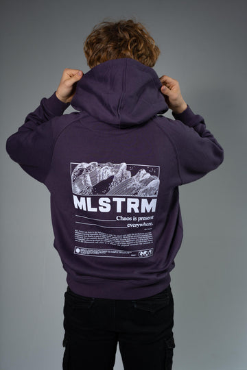 ESCHER HOODIE PURPLE NIGHT