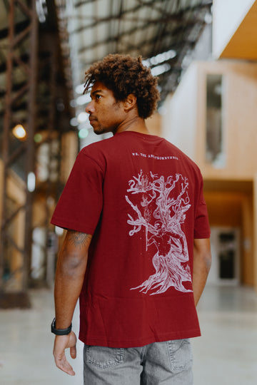 PROMETHEUS TEE BURGUNDY