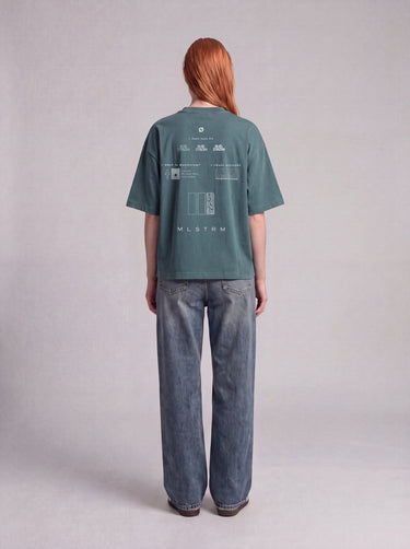 MANIFESTO TEE ANNIVERSARY TEAL