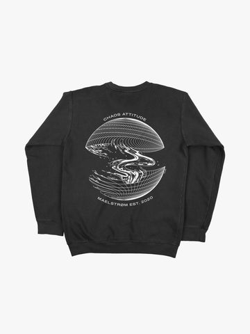 GLØBE SWEAT BLACK