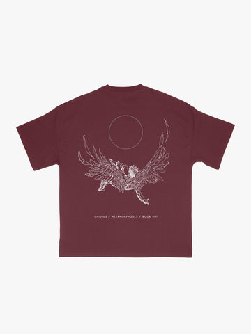 ICARVS TEE BURGUNDY