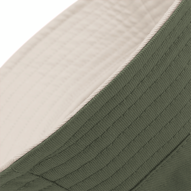 REVERSIBLE BUCKET OLIVE GREEN/STONE